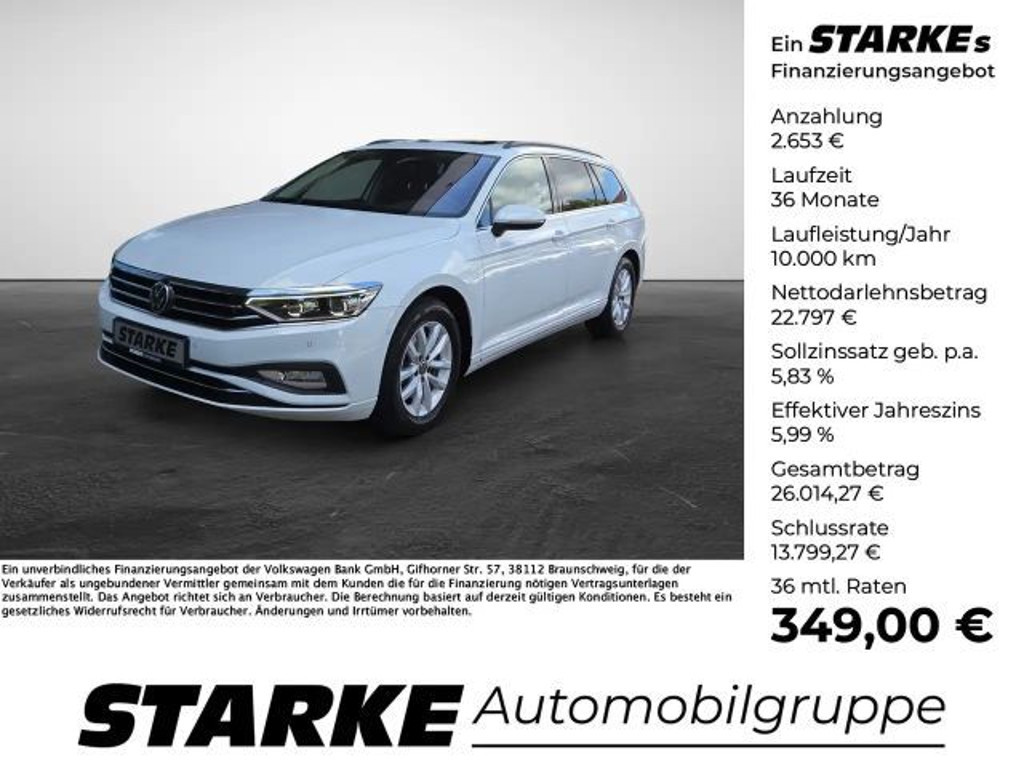 Volkswagen Passat Business DSG Variant 2.0 TDI