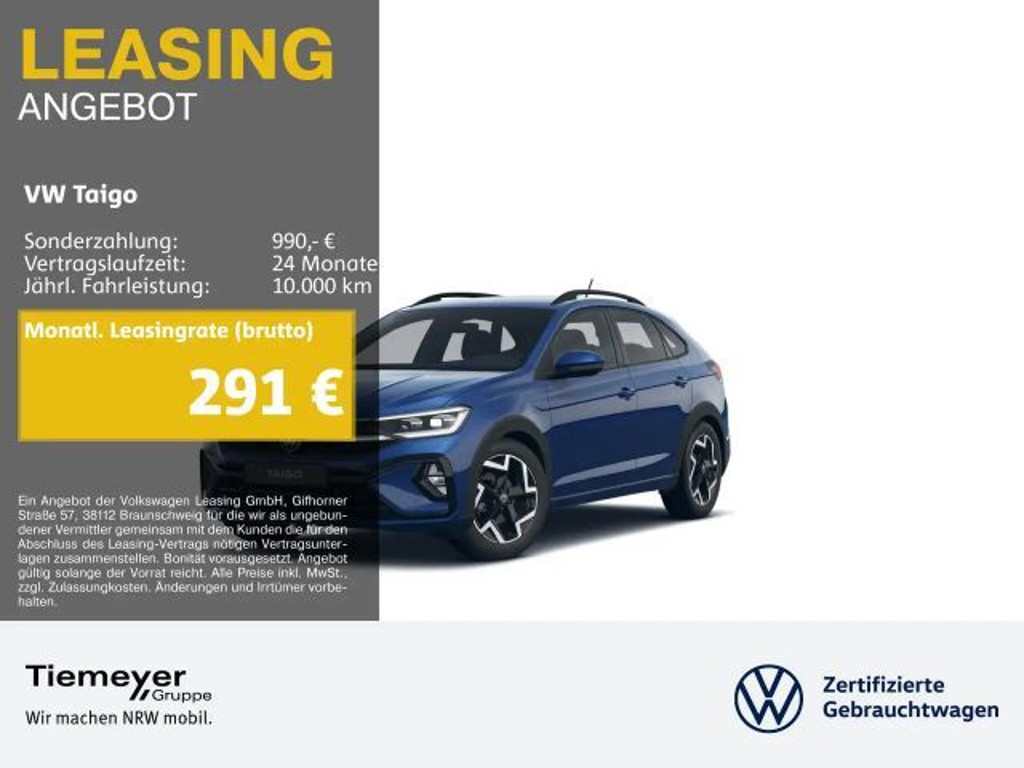 Volkswagen Taigo DSG R-Line 1.5 TSI IQ.Drive