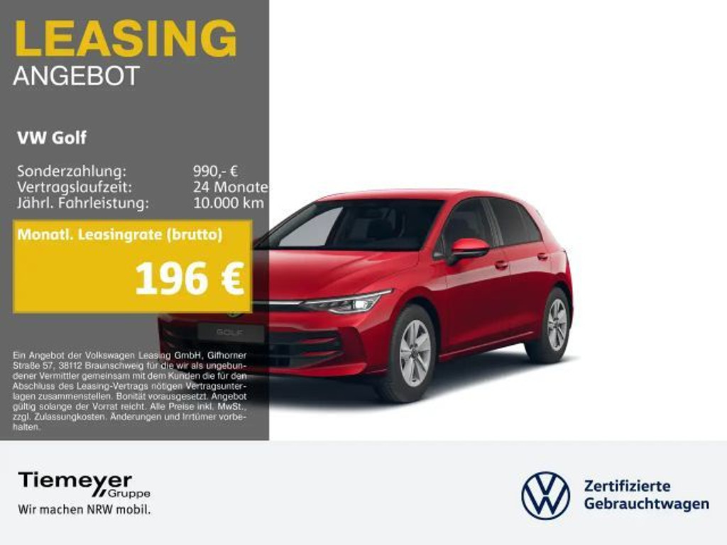 Volkswagen Golf Life 2.0 TDI