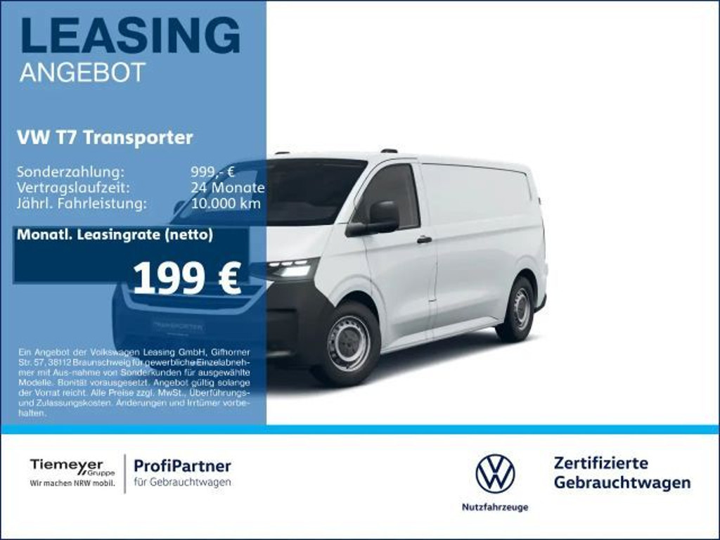 Volkswagen Transporter Lang T7
