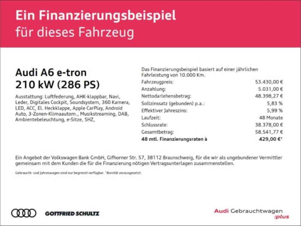 Audi A6 e-tron