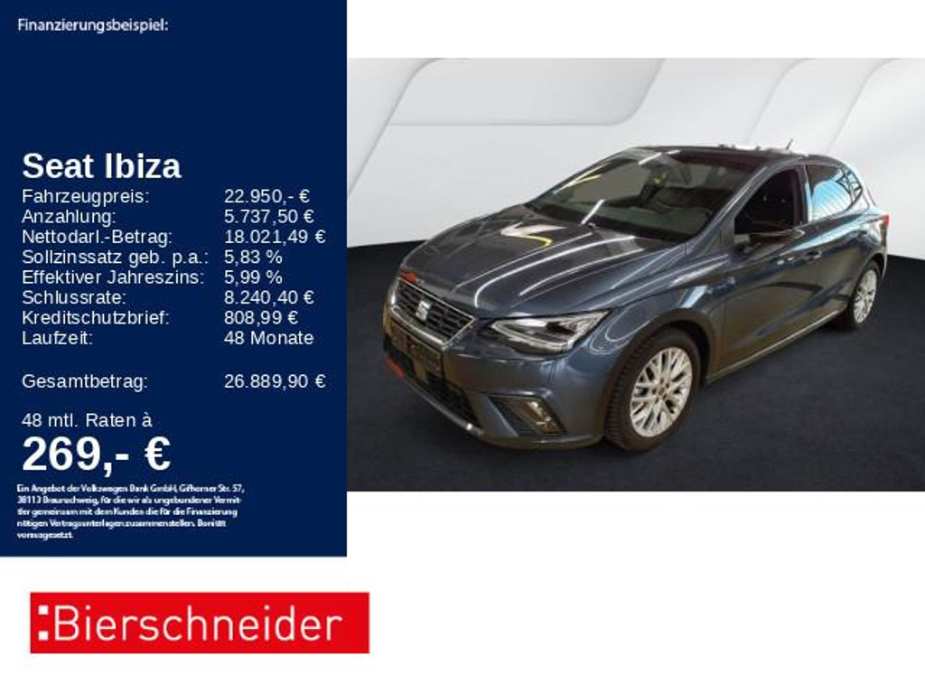 Seat Ibiza FR-lijn 1.0 TSI DSG