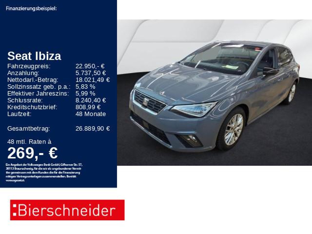 Seat Ibiza FR-lijn 1.0 TSI DSG