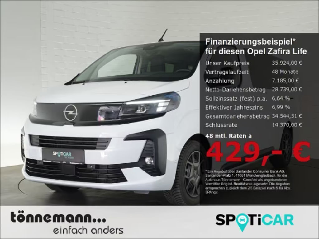 Opel Zafira Life Edition