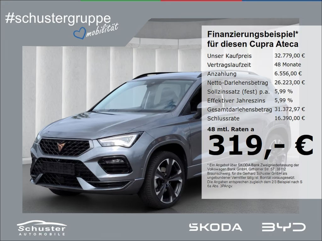 Cupra Ateca 2.0 TSI DSG