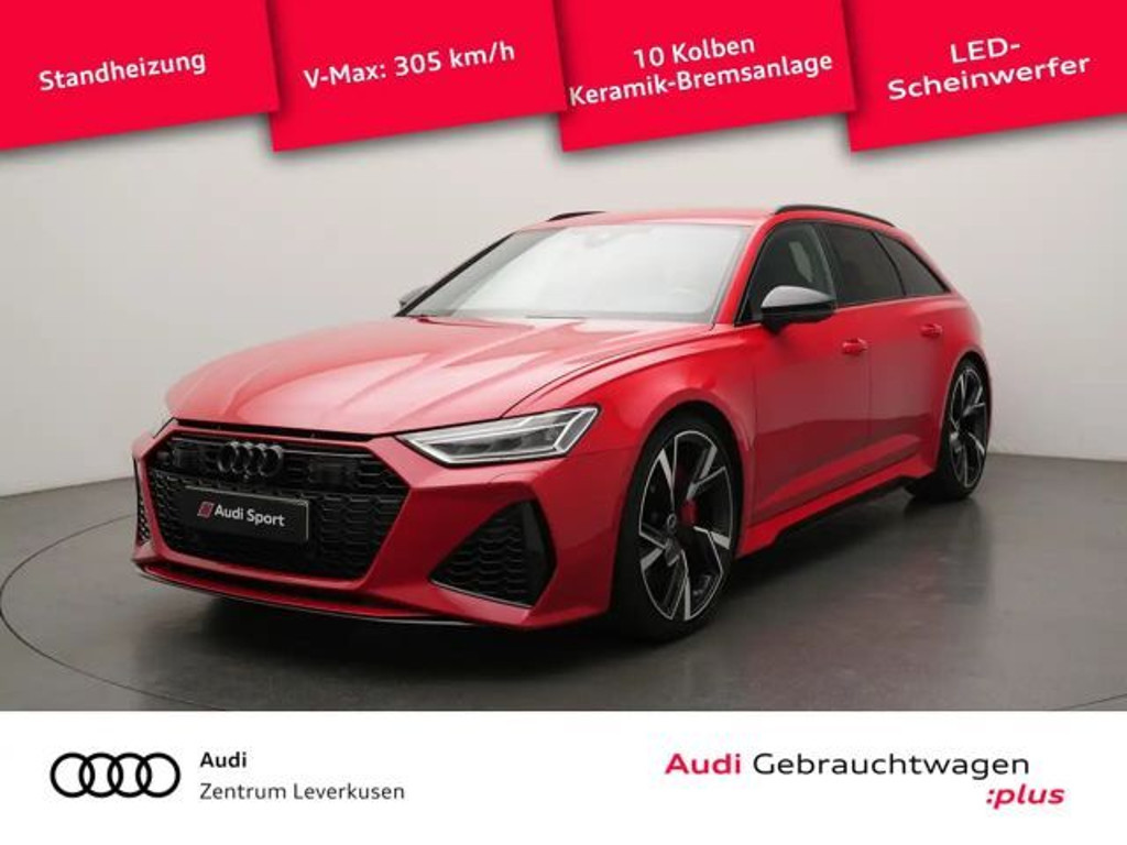 Audi RS6 305KM/H RAUTE KERAMIK LUFT 360° B&O ACC
