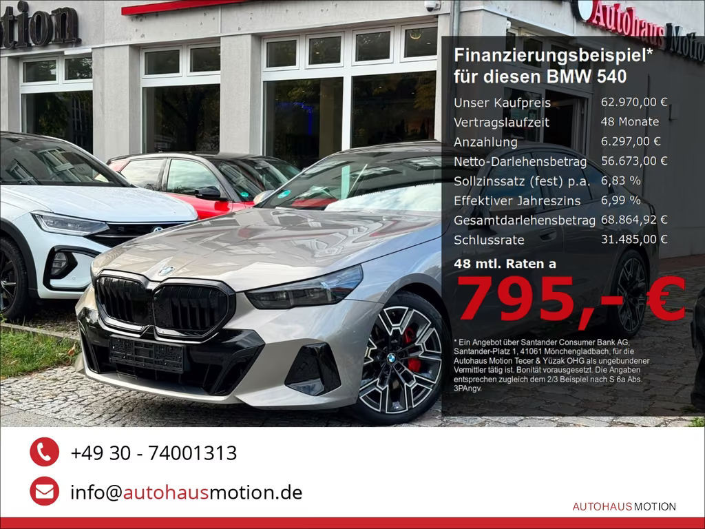 BMW 5 Serie 540 M-Sport xDrive Sedan 540d