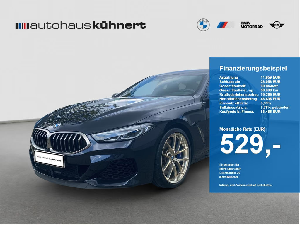 BMW M850 xDrive Coupé Gran Coupé