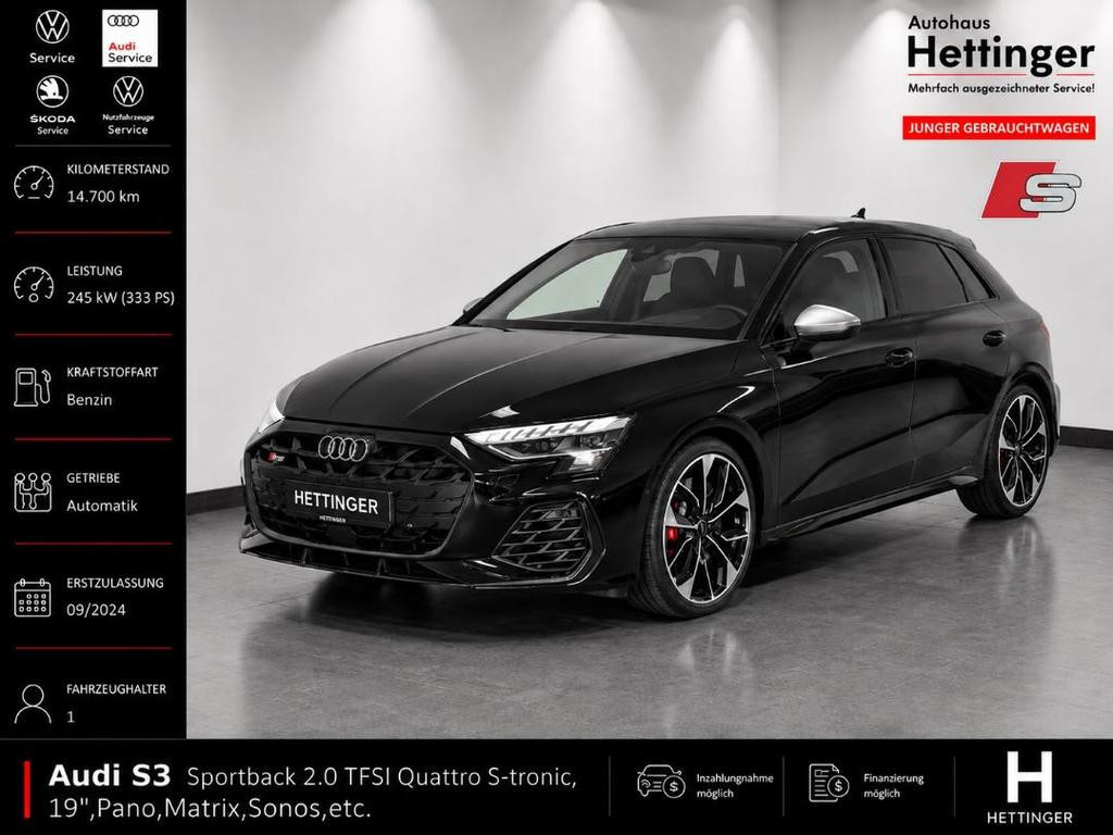 Audi S3 Sportback Sedan Quattro S-Tronic 2.0 TFSI