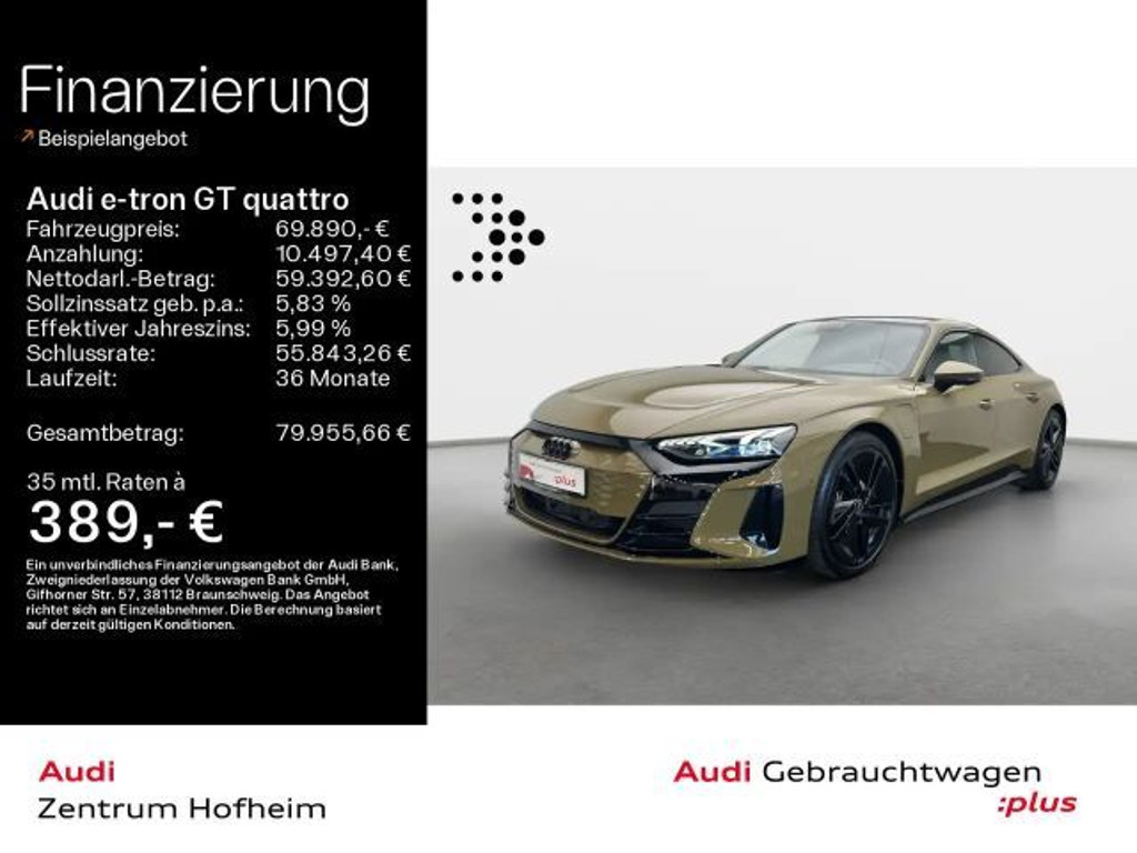 Audi e-tron GT *Air*B&O*Pano*Laser*Virtual*Nav
