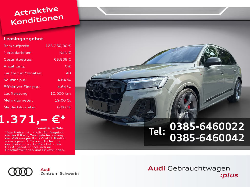 Audi Q7 Quattro S-Line 50 TDI