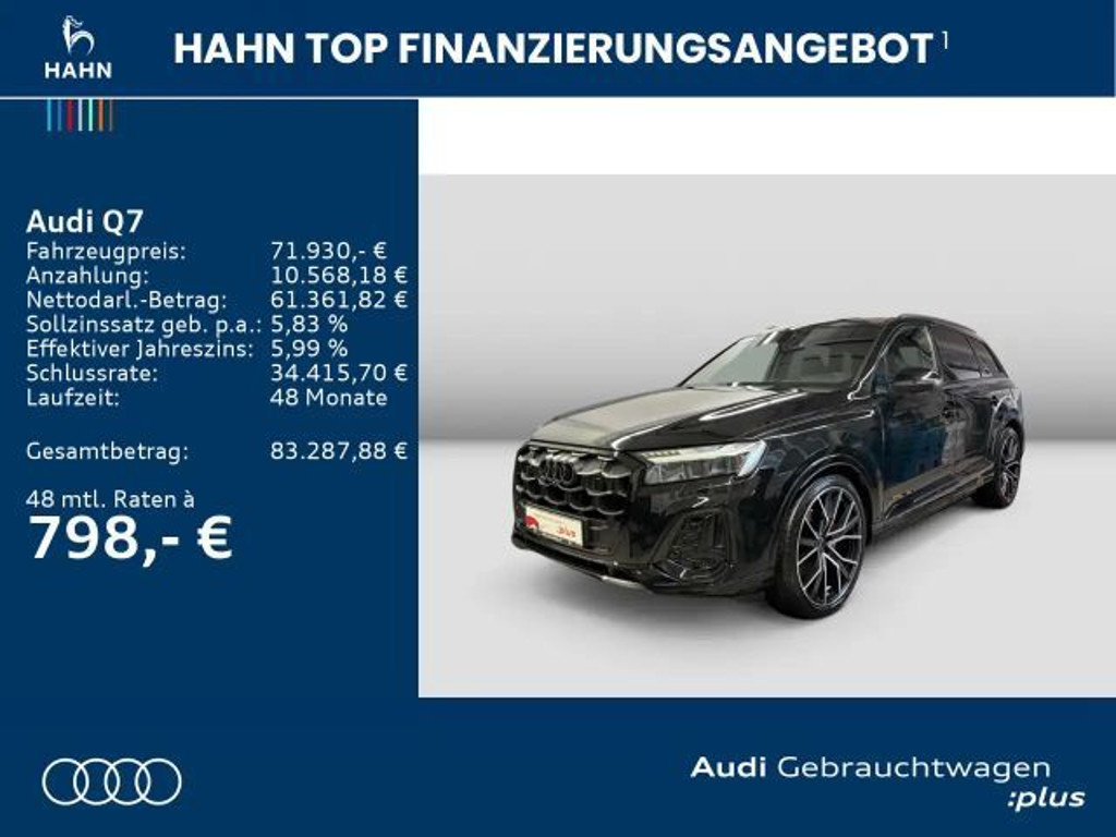 Audi Q7 Quattro S-Line 50 TDI
