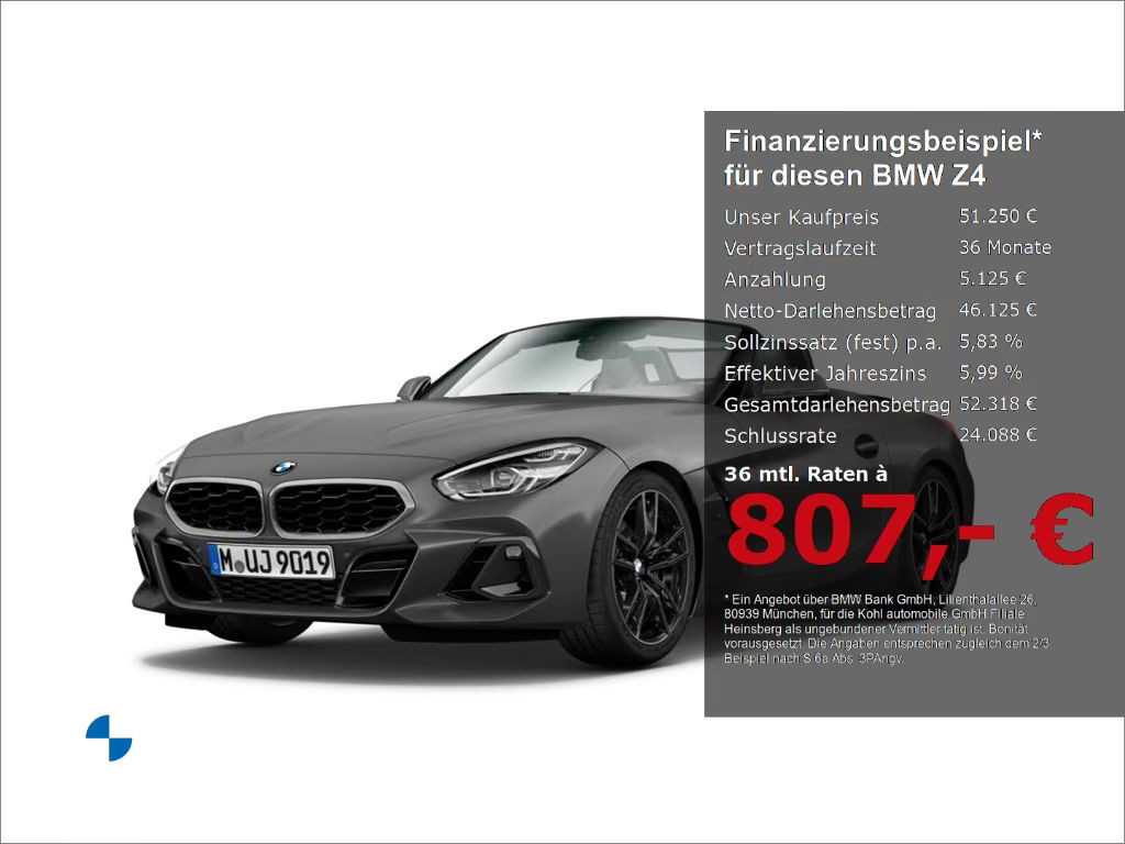 BMW Z4 sDrive Cabrio Roadster
