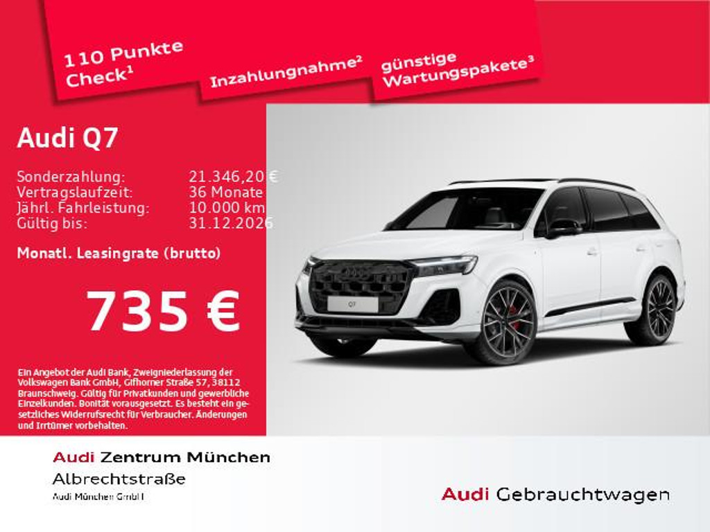 Audi Q7 Quattro S-Line Hybride