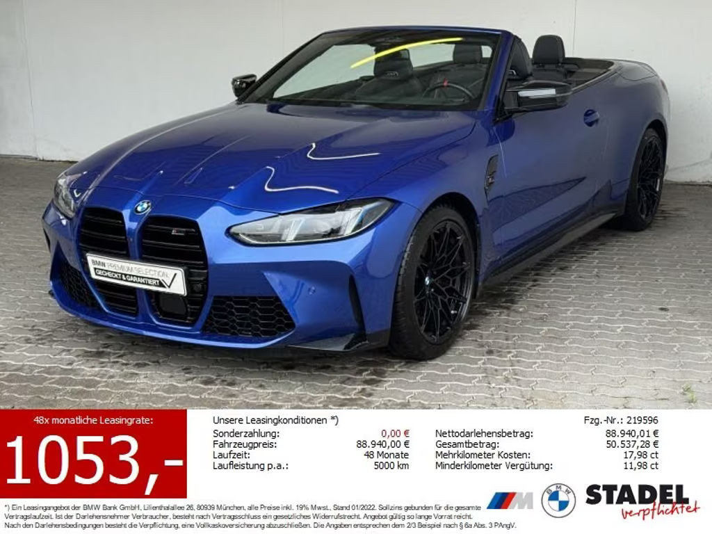 BMW M4 xDrive Cabrio Competition