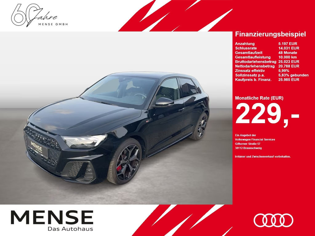Audi A1 Sportback S-Line S-Tronic 40 TFSI