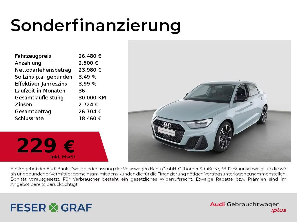 Audi A1 Sportback S-Line