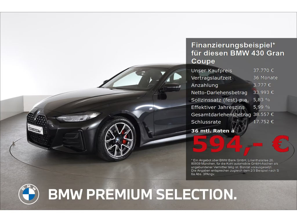 BMW 4 Serie 430 M-Sport xDrive Coupé Gran Coupé