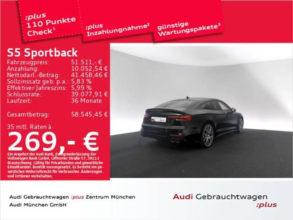 Audi S5 CompetitionEdition Pano/HuD/B&O/Mat