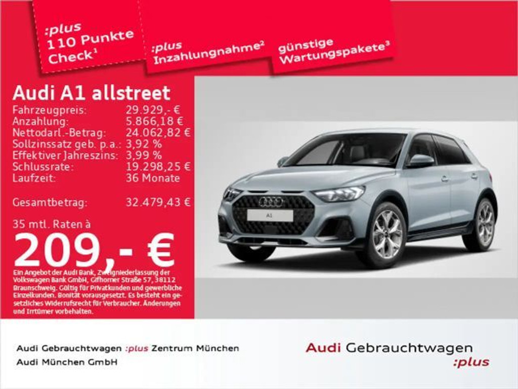 Audi A1 S-Tronic 35 TFSI