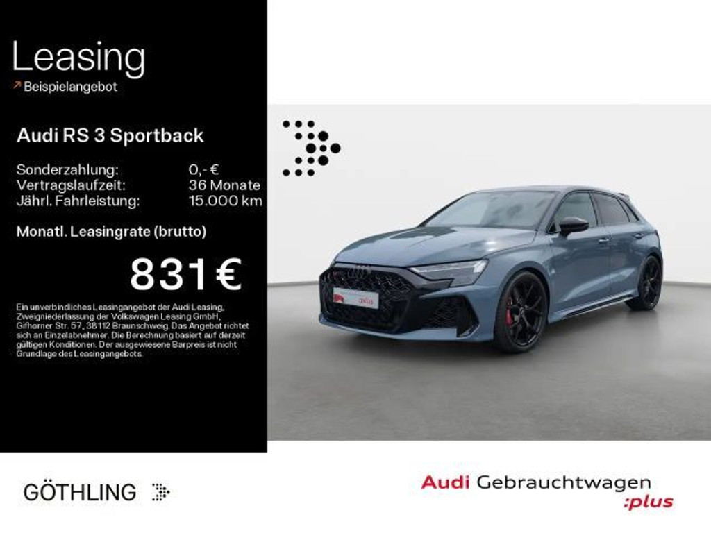Audi RS3 Sportback Sedan S-Tronic