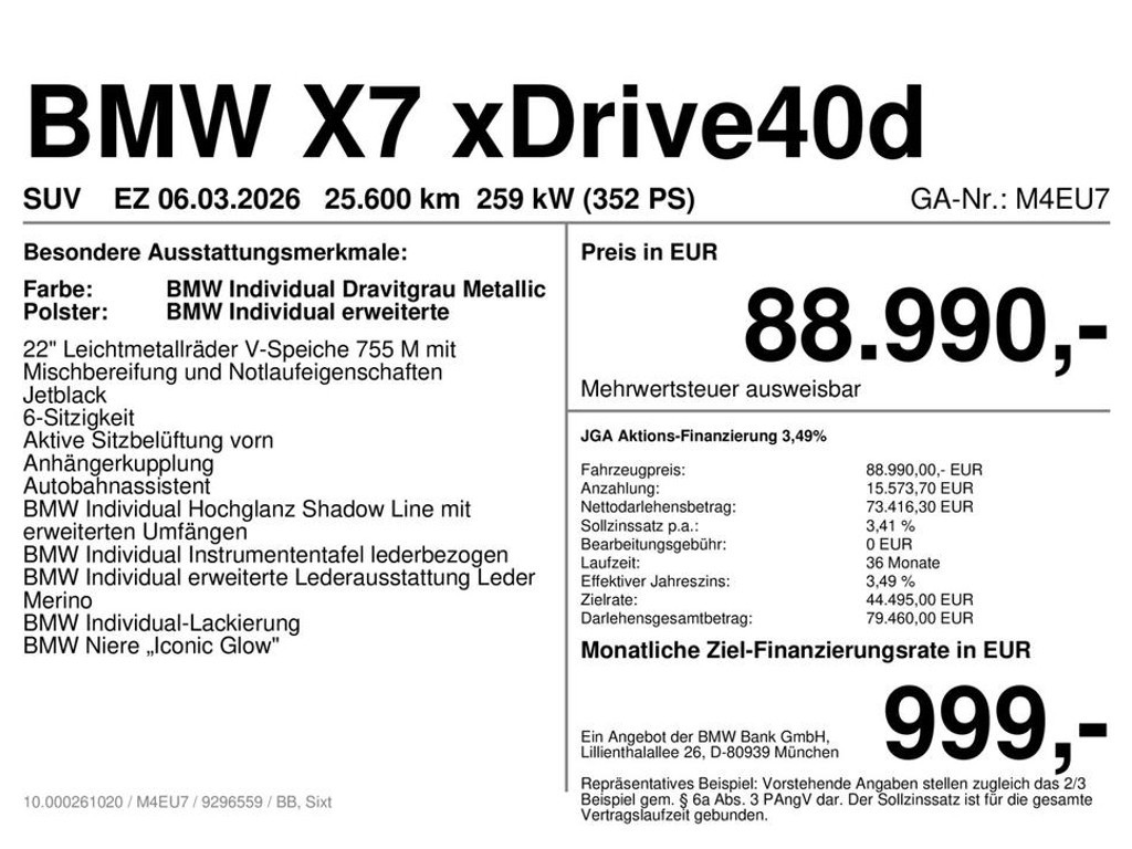 BMW X7