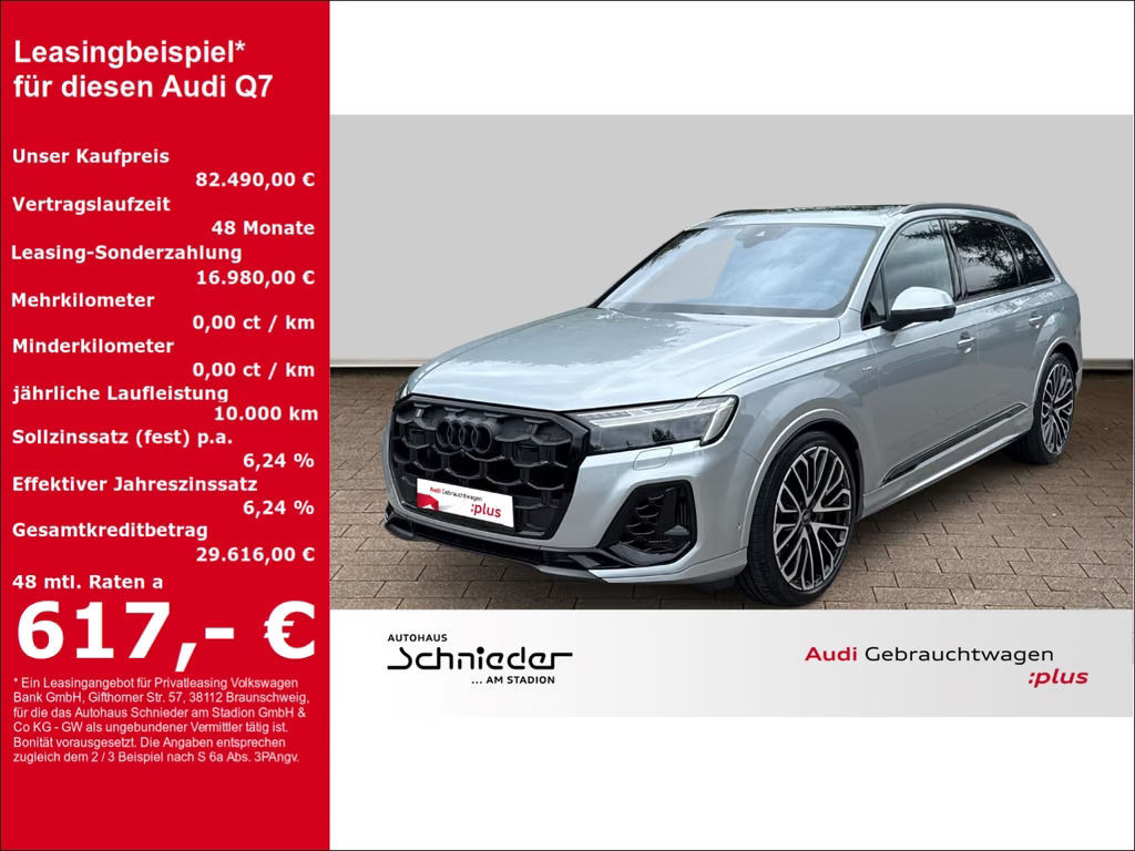 Audi Q7 Quattro S-Line Hybride 55 TFSI