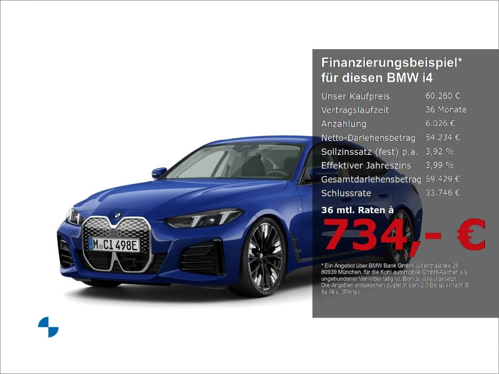 BMW i4 M-Sport Coupé Gran Coupé