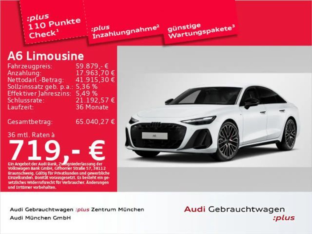 Audi A6 Sedan Quattro S-Line