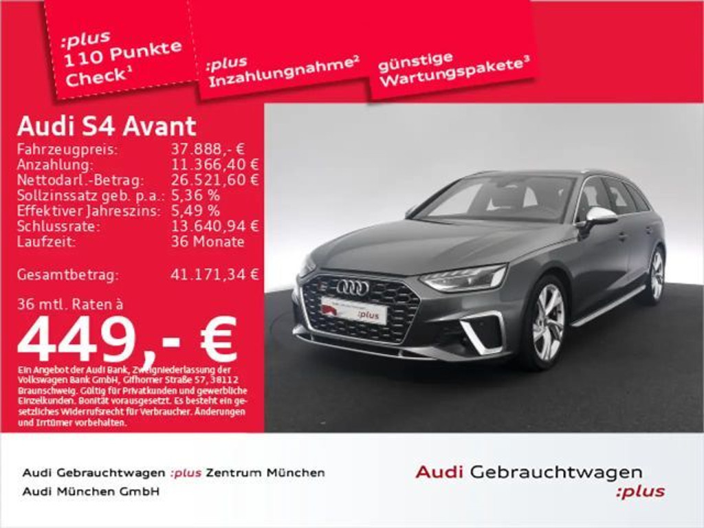 Audi S4 TDI Navi+/PDC+