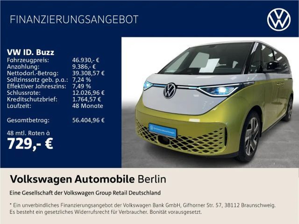 Volkswagen ID.Buzz Pro 150 kW