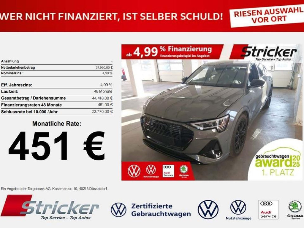 Audi e-tron Sportback Quattro S-Line 55