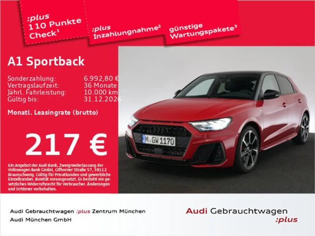 Audi A1 S-Line S-Tronic 40 TFSI