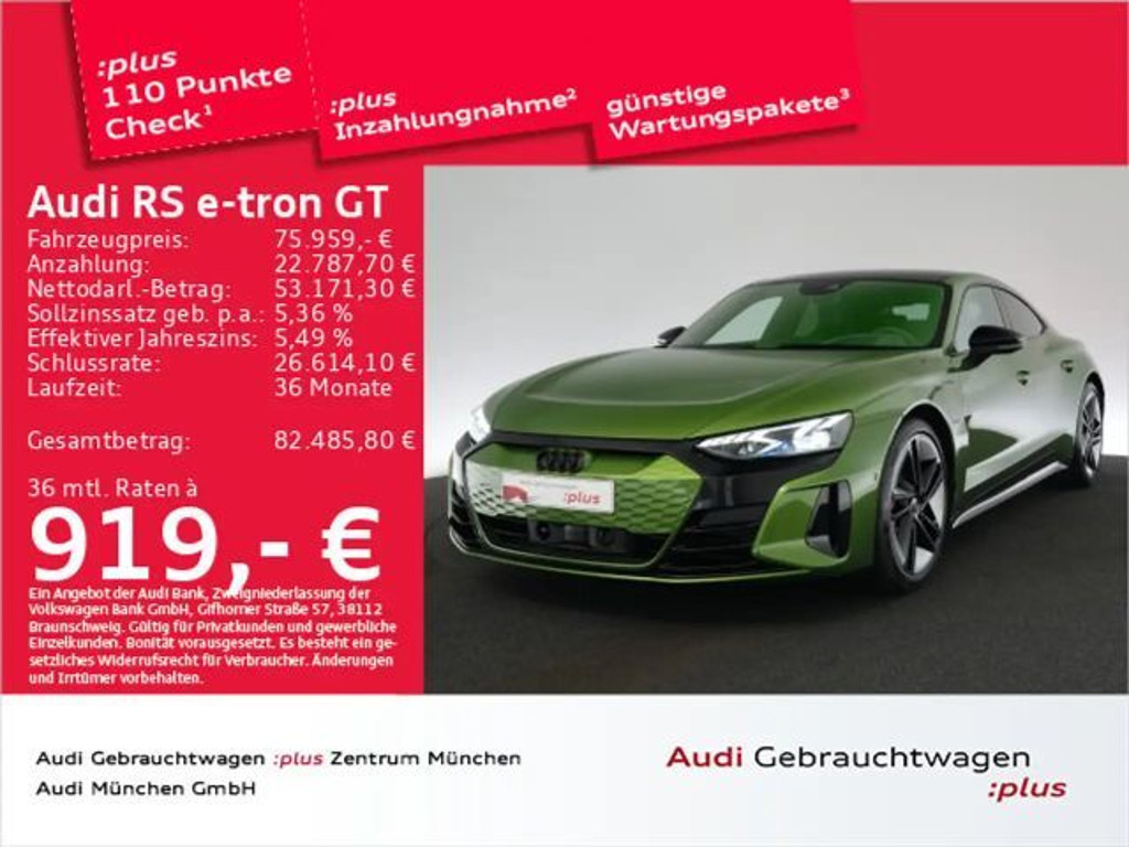Audi RS e-tron GT LaserAllradlenkung/HuD