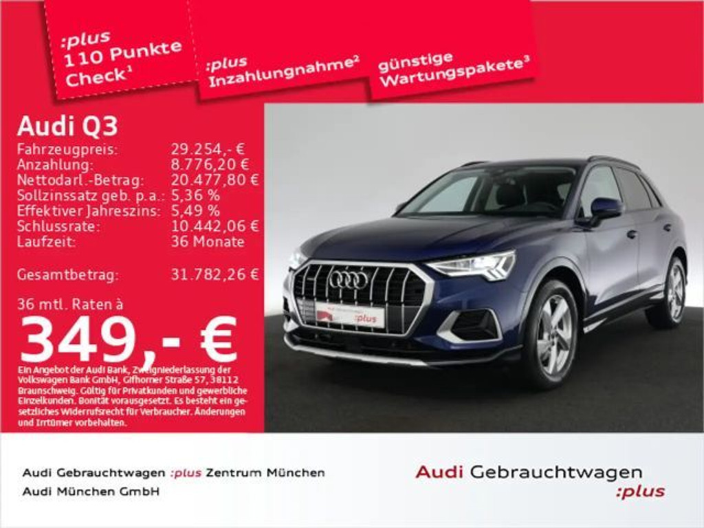 Audi Q3 Quattro S-Tronic 40 TDI