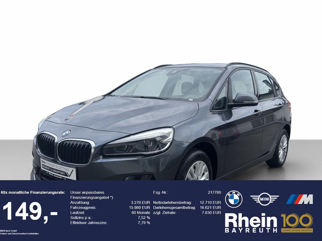 BMW 2 Serie 218 Active Tourer Advantage pakket 218i
