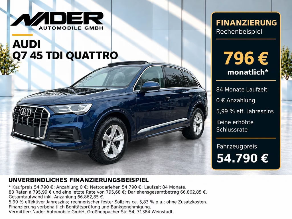 Audi Q7 Quattro 45 TDI