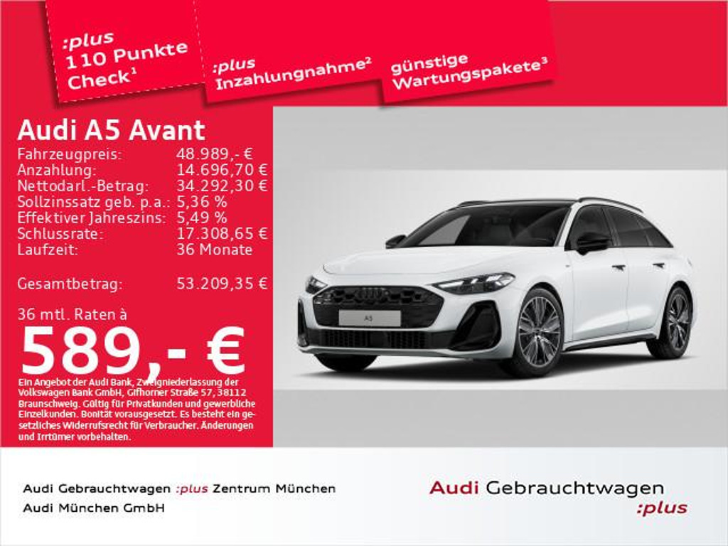 Audi A5 Avant Quattro S-Line S-Tronic