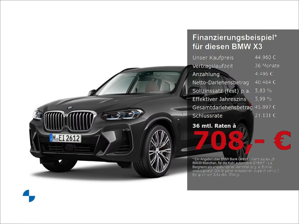 BMW X3 M-Sport xDrive