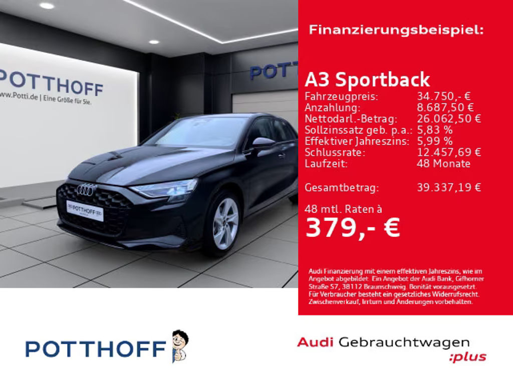Audi A3 Sportback Sedan