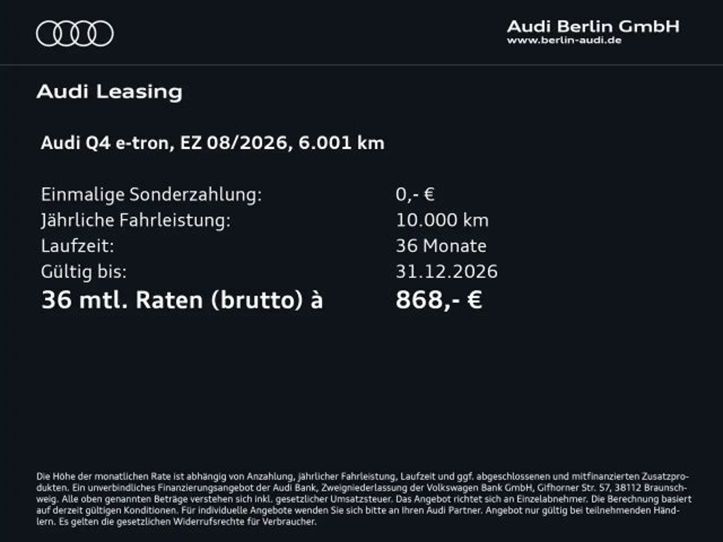 Audi Q4 e-tron