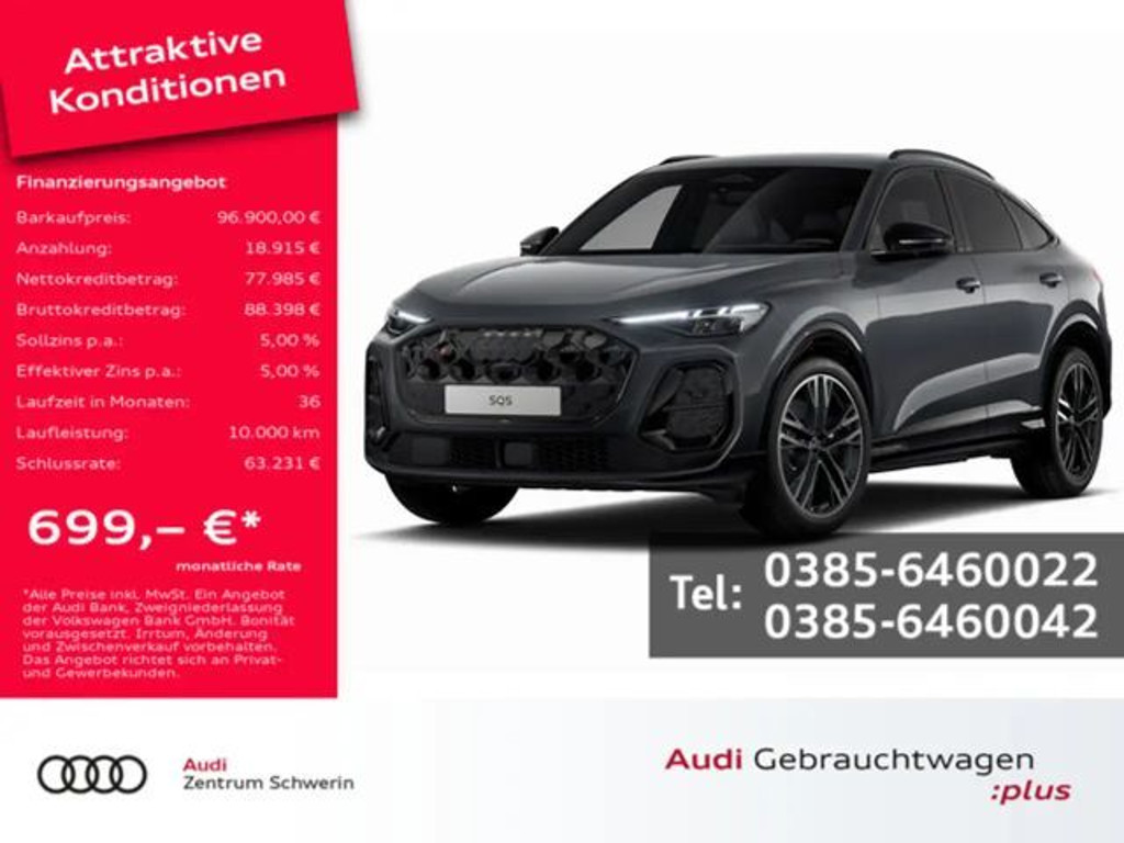 Audi SQ5 Sportback Quattro S-Line 3.0 TFSI