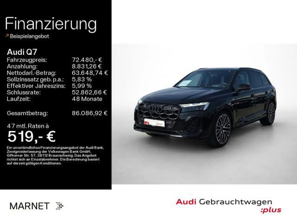 Audi Q7 Quattro S-Line 50 TDI