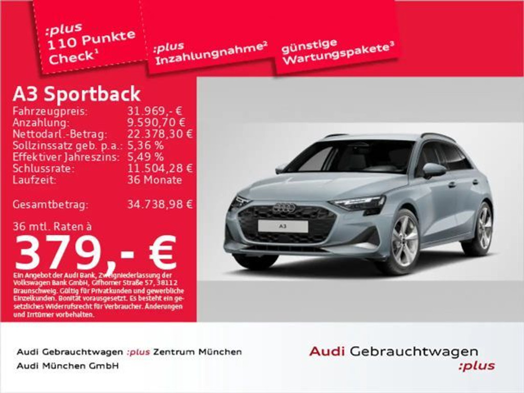 Audi A3 Sedan S-Tronic 30 TFSI
