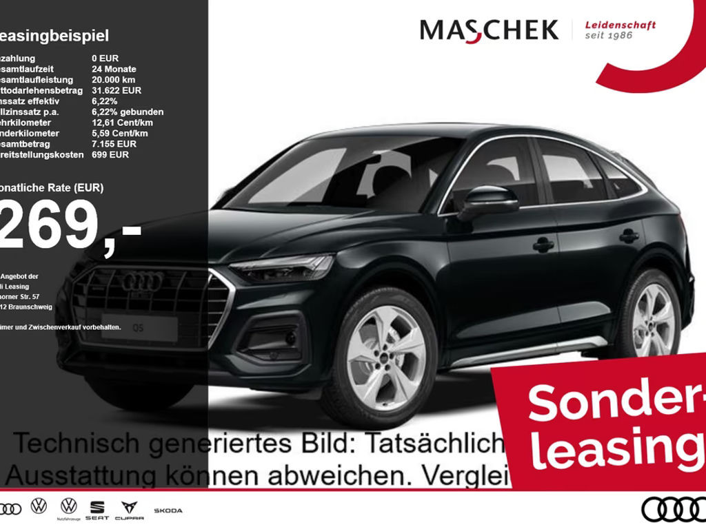 Audi Q5 Sportback Quattro S-Tronic 40 TDI