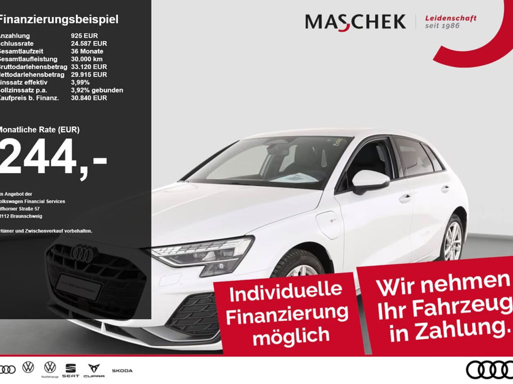 Audi A3 Sportback Sedan S-Line Hybride 40 TFSI