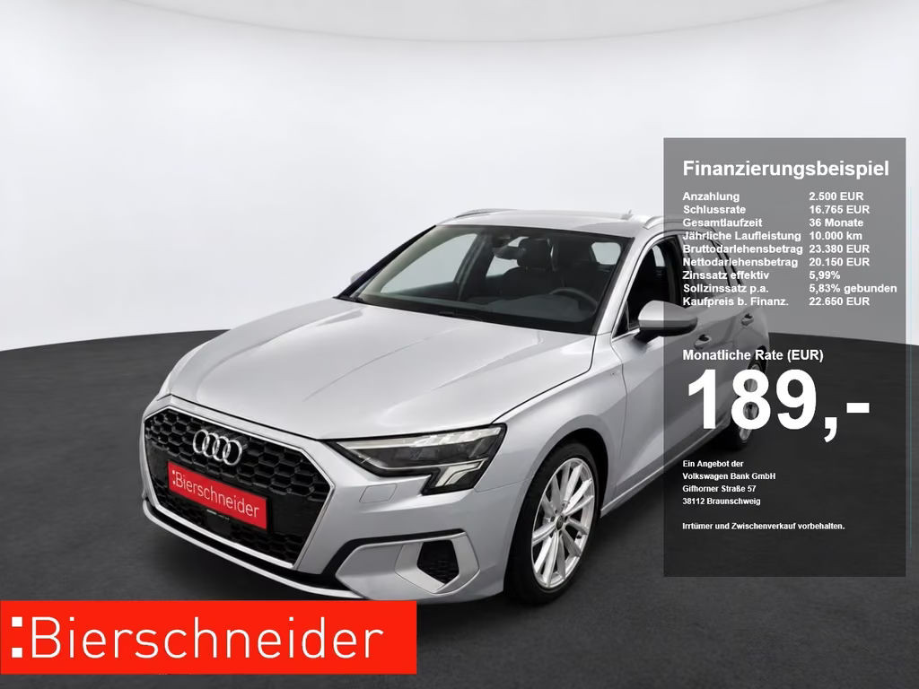 Audi A3 Sportback 1.0 TFSI