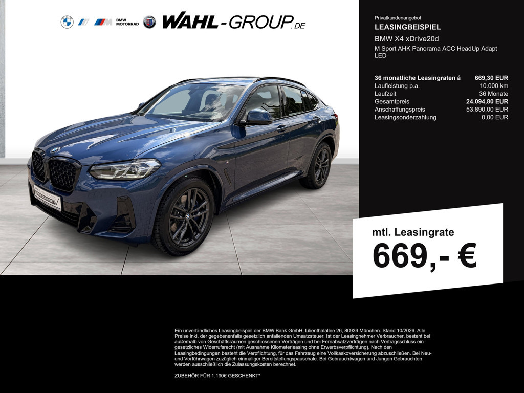 BMW X4 xDrive20d