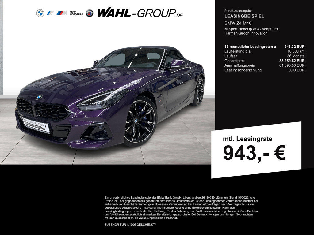 BMW Z4 Roadster M40i
