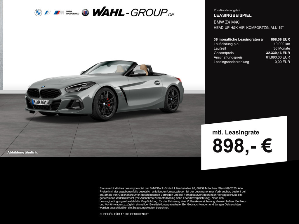 BMW Z4 Roadster M40i